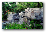 Elegant simulated hand carved rockscapes
